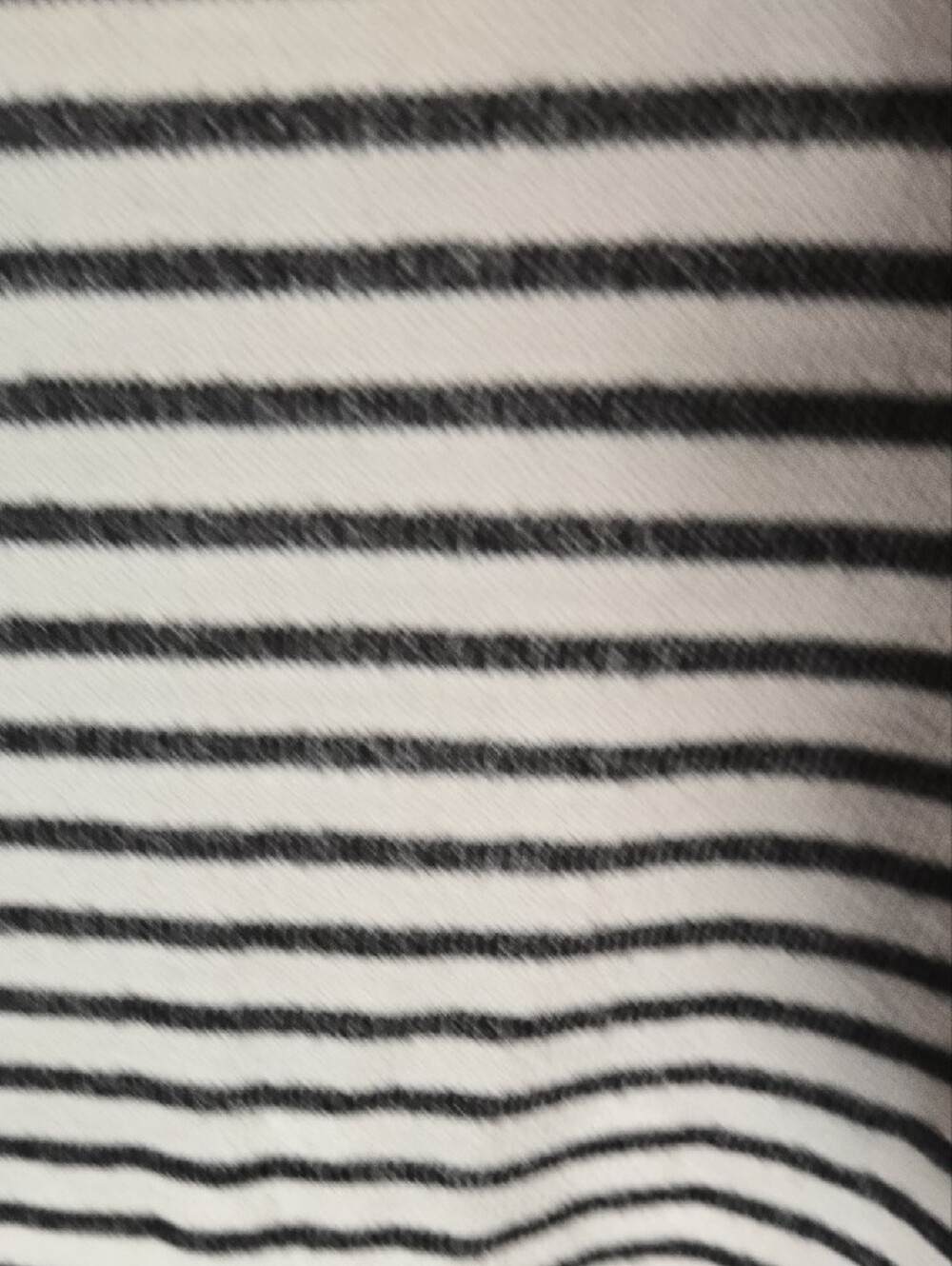 Striped Short Sleeve Tie-Hem Top - Black & White - Picture 3 of 5